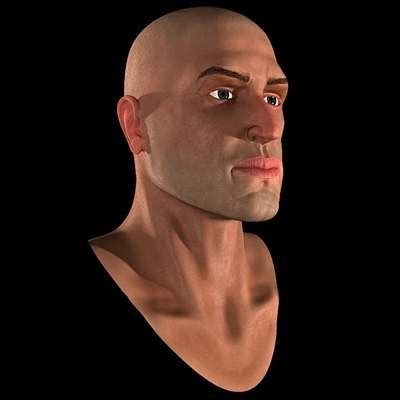 Human Head - 3D Model by 3dShop