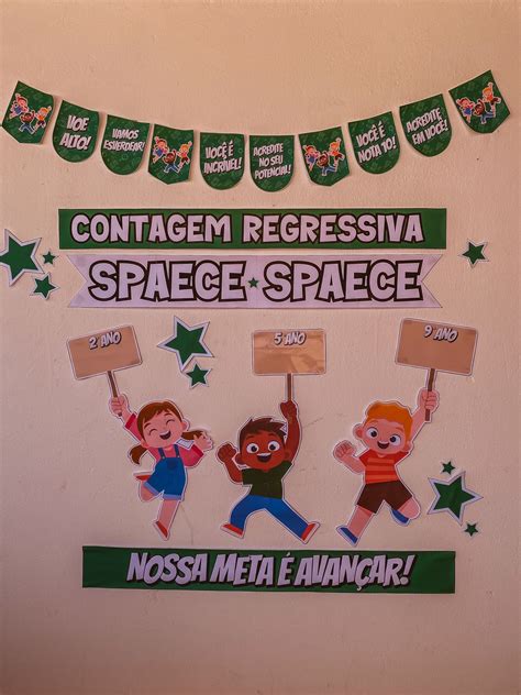 Mural de contagem regressiva SPAECE – Pedagoga Lanny