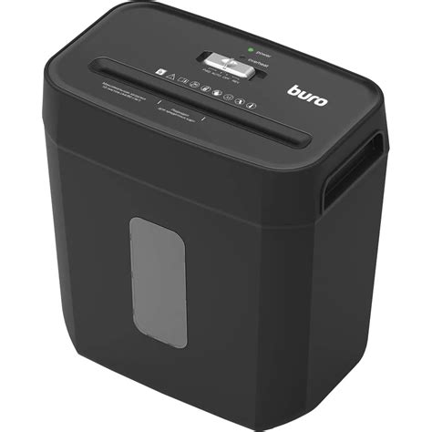 Шредер BURO Office BU-S800 секр. P-4, фрагменты, 10 листов, 21 л ...