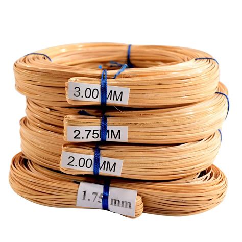 Chair cane, rattan weaving material for cane seating repair