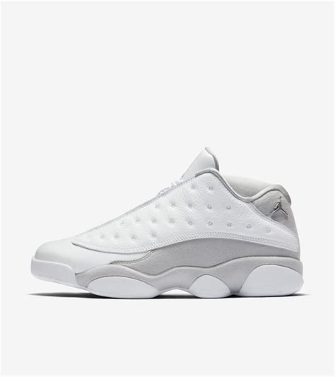 Air Jordan 13 Retro Low 'Pure Platinum & White' Release Date. Nike SNKRS