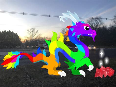 How To Draw A Rainbow Dragon