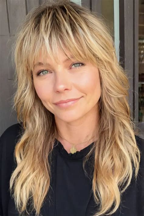 long shag hairstyle inspirations   hair type bangz hair