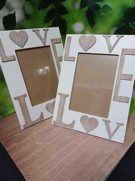 Деревянные рамки love из дерева, парные рамки, фоторамки, рамки для ...