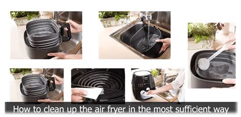 how to clean the inside of an air fryer