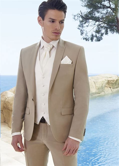 Costume Saint Tropez Beige - Empire du Marie | Costume mariage, Costume