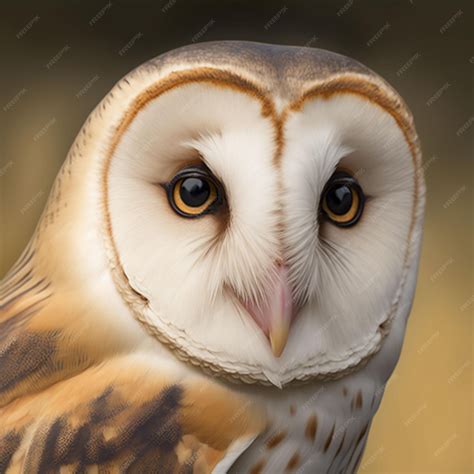 Barn Owl Eyes Close Up