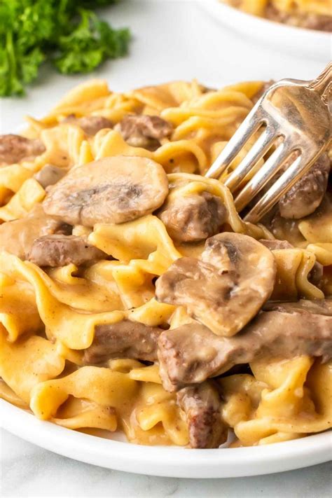 Best Easy Instant Pot Beef Stroganoff - Nourish Plate