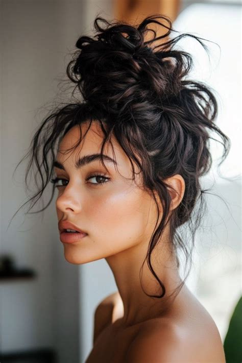 newest high messy bun hairstyles stylish hair ideas
