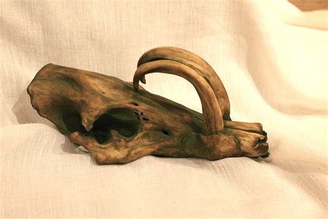 Ceramic Babirusa Skull Sculpture - Etsy