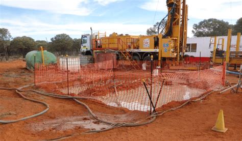 mud rotary drilling operations  milcarpa  showing safety barriers