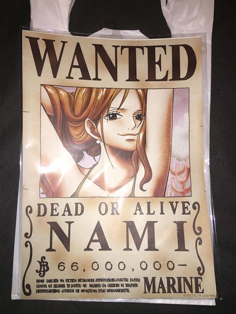 Saw this Nami bounty poster in Little Tokyo and had to buy it for my ...