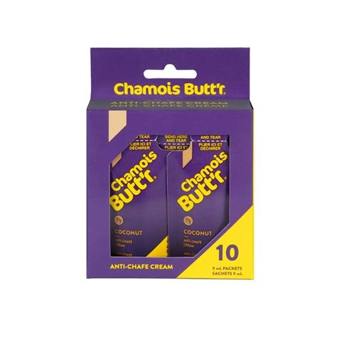 chamois buttr coconut anti chafe cream ml  pack mtb direct