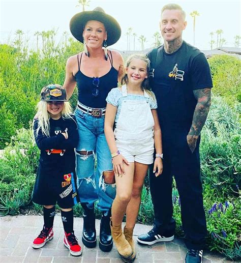 Carey Hart Shares Family Photo with Wife Pink and Their Kids