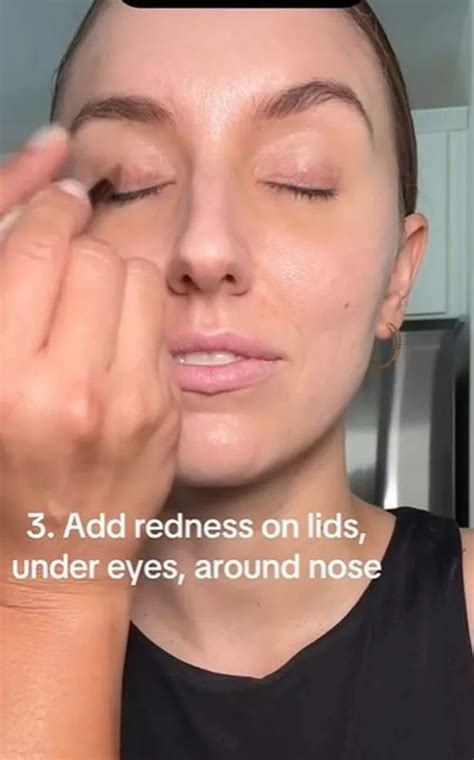 how to make yourself look sick