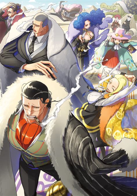 crocodile, galdino, bon clay, miss valentine, miss goldenweek, and 7