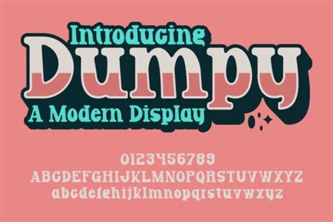 dumpy font  font