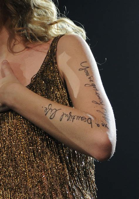 13 Taylor Swift Lyrics For Tattoos That You'll Never, Ever End Up