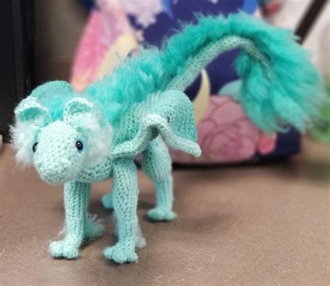 fuzzy dragon ramigurumi