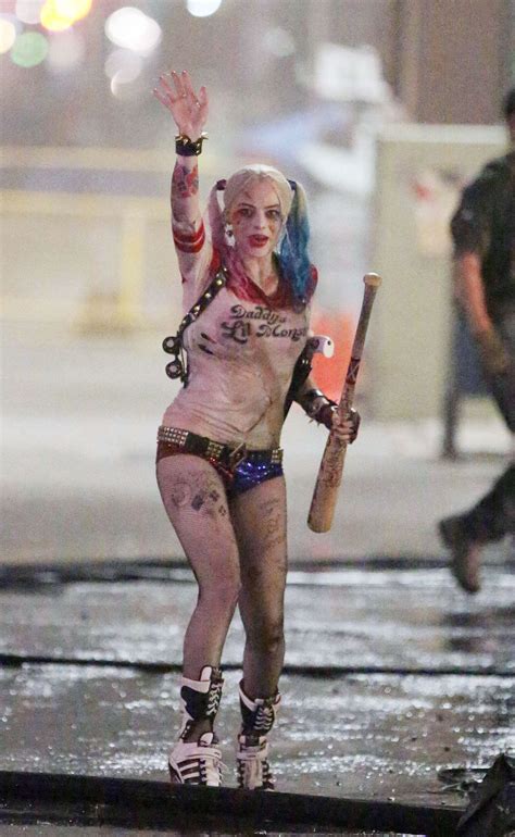 Margot Robbie on Suicide Squad set -35 – GotCeleb