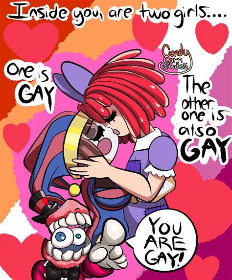 I drew Pomni and Ragatha kissing : r/theamazingdigitalciru