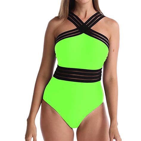 Incredible Savings, Women's Belly Covering Swimsuit, Mesh Patchwork