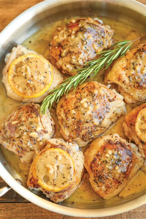 Creamy Lemon Herb Chicken Slow Cooker - Design Corral