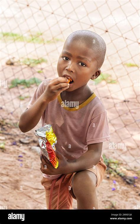 sad hungry african children