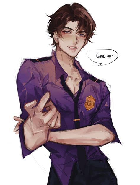 Michael Afton FNAF Come on ART PRINTB - Etsy