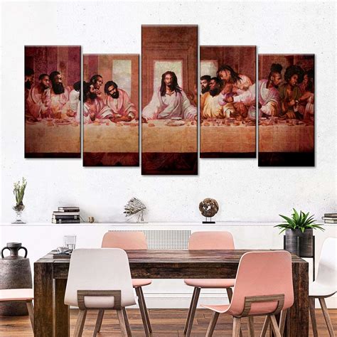 contemporary christian wall art elephant stock