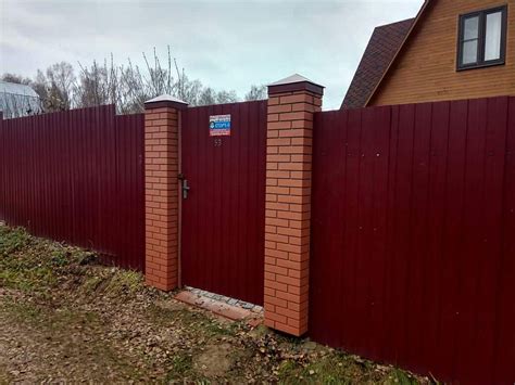 Панели ПИКСы — имитация кирпича для забора