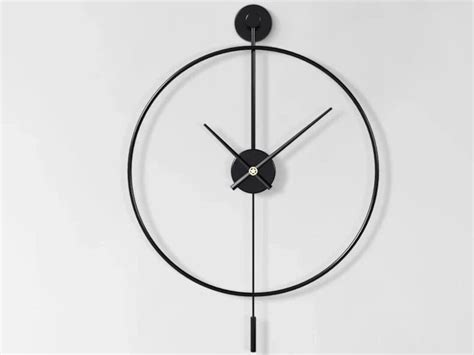 Modern Large Wall Clock Minimalist Clock for Living Room - Etsy