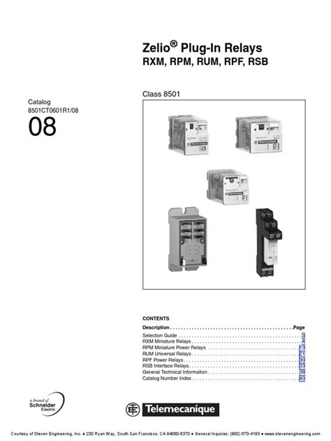 Relés Schneider RXM | Electrical Connector | Relay