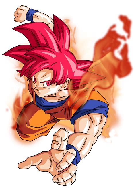 Draw Goku Super Saiyan God