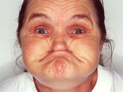 Anne Woods: Winner of the women's world gurning title at the Egremont