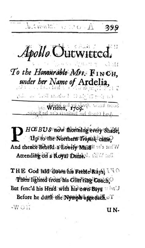 Eighteenth-Century Poetry Archive / Works / Apollo Outwitted. To the