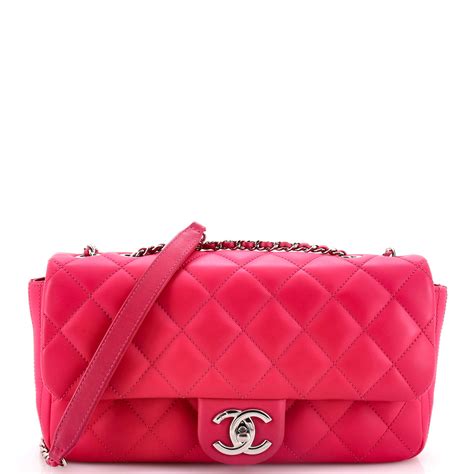 Chanel Coco Rain Flap Bag Quilted Rubberized Lambskin… - Gem