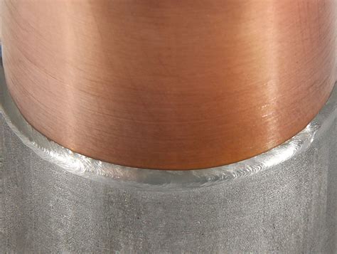 Welding together of dissimilar metals works perfect with our wobble ...