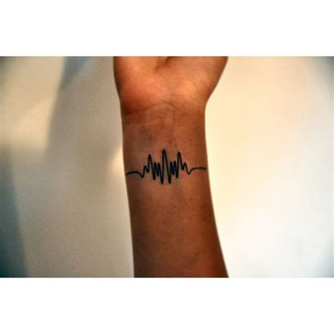 Wavelength Temporary Tattoo, Frequency Tattoo, Music Temporary Tattoo, Music Gift Idea, Arctic ...