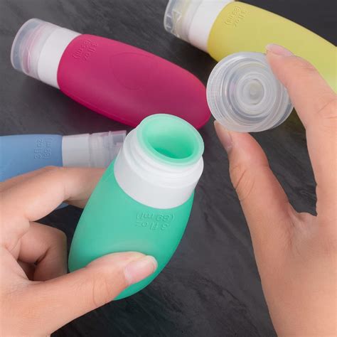 Silicone Travel Bottles Set - TSA Approved Leak Proof Toiletry