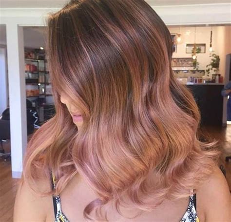 15 Sweetest Rose Gold Ombre Hairstyles for 2024