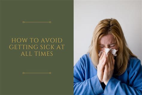 how to stop getting sick all the time