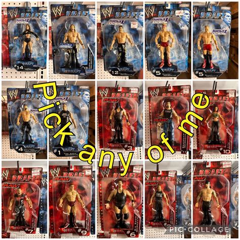 WWE Draft Raw and Smackdown LE wrestlers 2002 Jakks Pacific WWF pick
