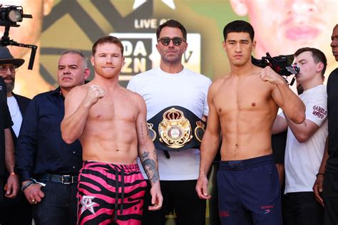 Canelo vs Bivol: Weigh-in results, video, stare down, photos - Bad Left ...