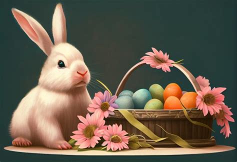 Free Easter Bunny Background