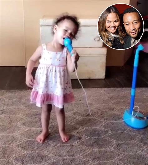 John Legend's Daughter Takes the Mic in Adorable Singing Video