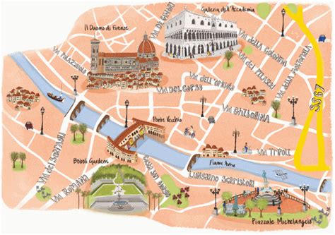 City Map Of Florence Italy | secretmuseum