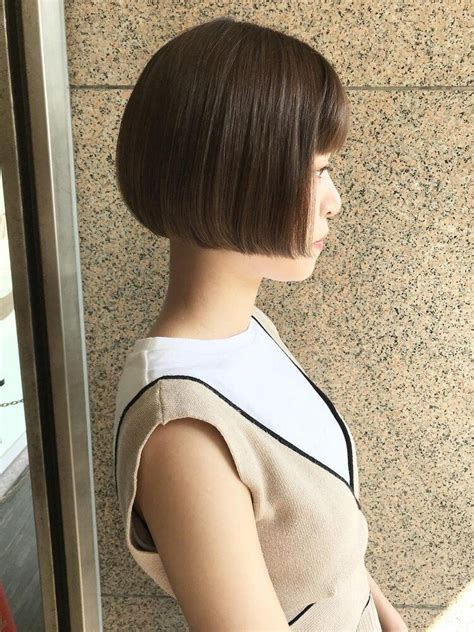 【morio 原宿】ミニボブ ぱっつん ショート：L091380930｜モリオフロムロンドン 原宿本店(morio from London)の ...