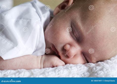 Sleeping Newborn Baby Boy stock image. Image of beautiful - 10047497