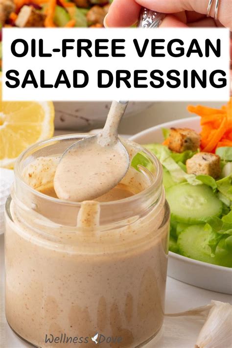 Oil-free Vegan Salad Dressing | WellnessDove